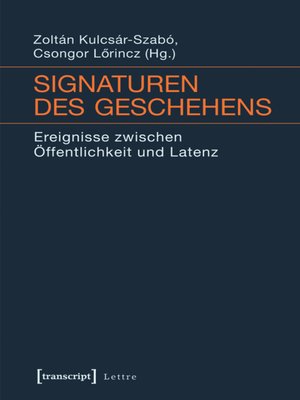 cover image of Signaturen des Geschehens